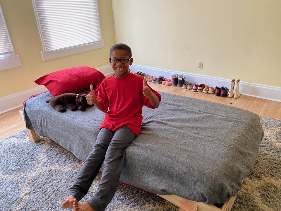Kids On Beds